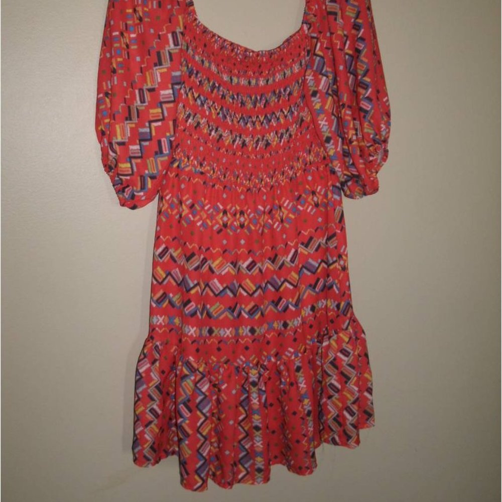 A. Calin by Flying Tomato Fun Colorful Flirty Dress